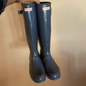 Hunter rain boots blue US 9